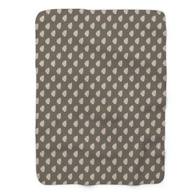 Comfy Leaves - 1 pièce Sherpa Premium
