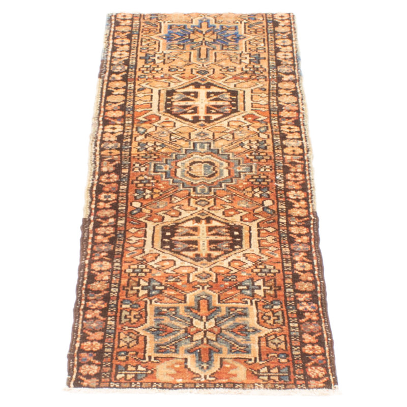 Tapis unique en cuivre fait à la main de conception unique 1 pi 10 po x 5 pi 3 po Antalya