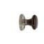 Classic Rosette with Brown Porcelain Door Knob-1885087310-1885087296