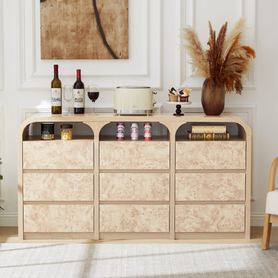 Commode 9 tiroirs l 59 po