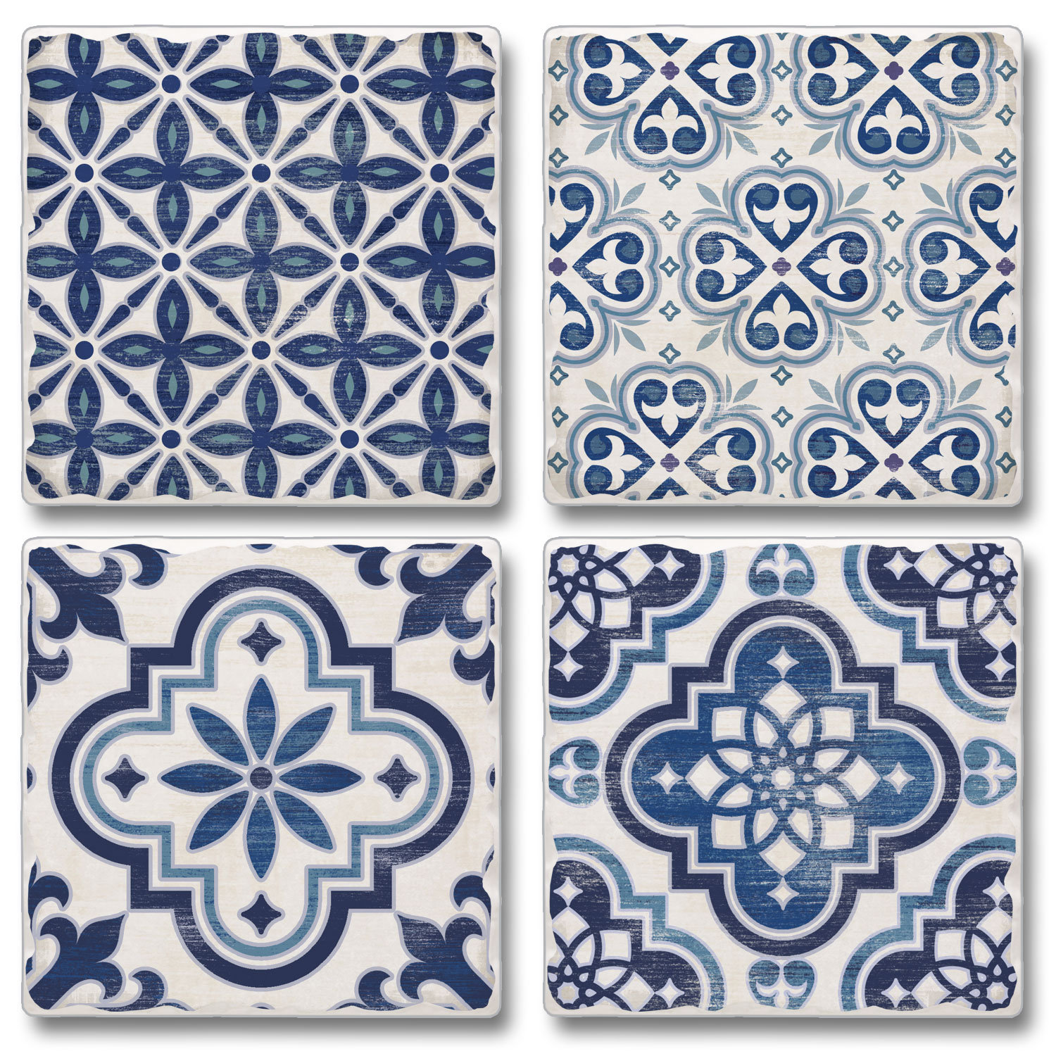 Bungalow Rose Tumbled Tile Coaster & Reviews | Wayfair