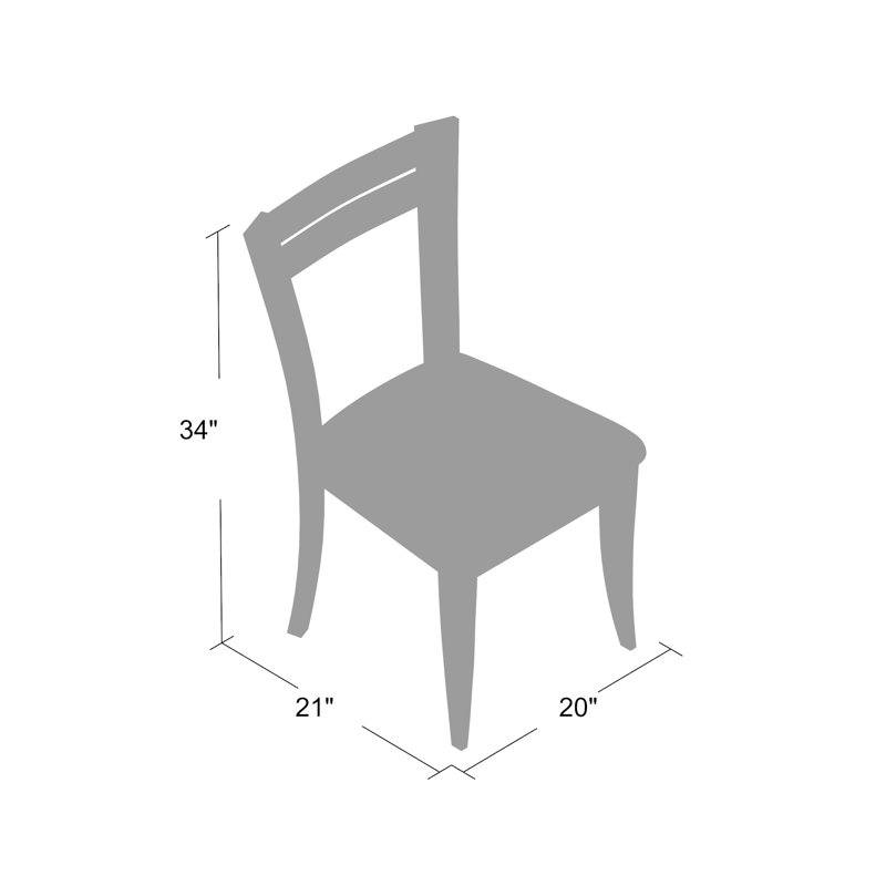 Claverley 19.5'' H Upholstered Side Chair, Chestnut, Bounty