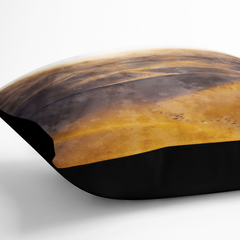 Square Cushion, Black, 55cm H x 55cm W x 20cm D