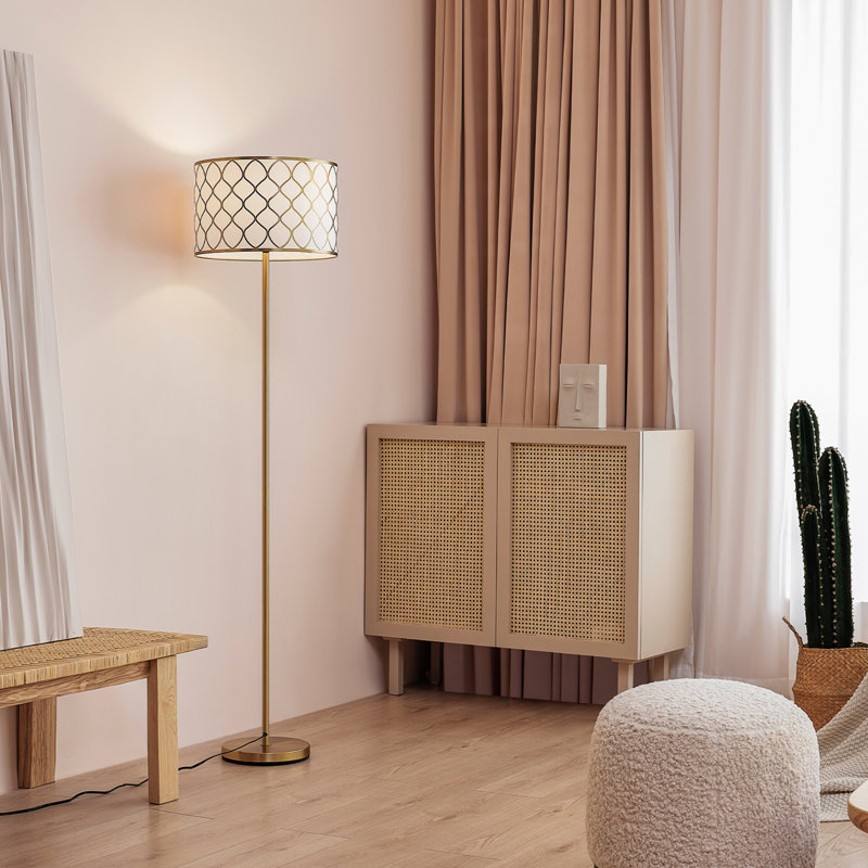 65'' Matte Brass Floor Lamp