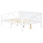 Full Size Daybed With Solid Support And Storage Function, Clean Silhouette, Some Assembly Required Elegant Look, Can Be Or Bed, Wood Construction, 8 Slats, No Box Spring Needed, 600lbs Weight Capacity-590516657-590516658