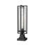 Luminaire d'extérieur 1 lumière monté en noir Stockton-100157166
