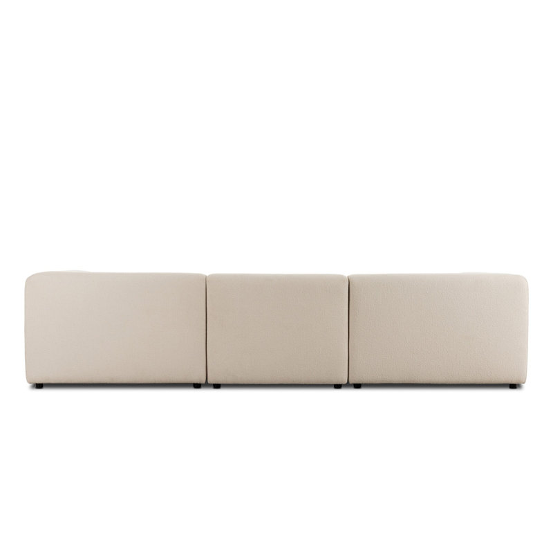 Lawndale Sectional, Fayette Cloud Polyester Blend, Right Hand Facing