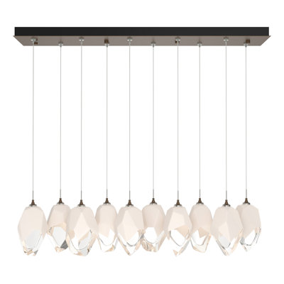 Luminaire suspendu géométrique pour îlot de cuisine Chrysalis