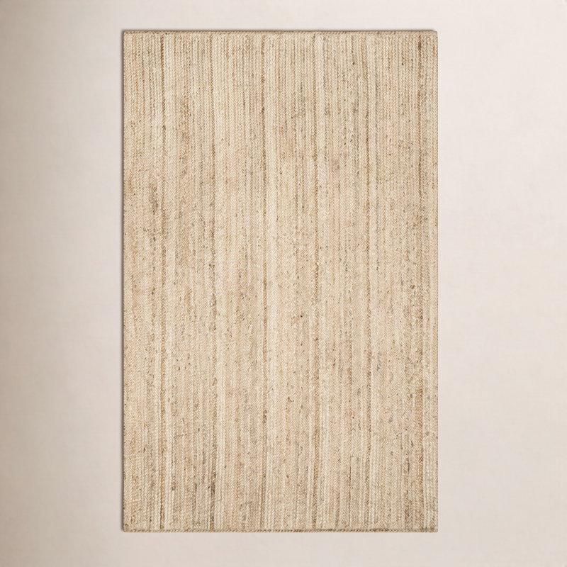 Aevry Natural Jute Area Rug, Rectangle 7'6" x 9'6"