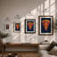 Slice of Fire Modern - Framed Print-905537843-905537853