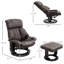 Fauteuil inclinable de massage avec repose-pieds HOMcom