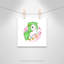 Impression sur papier licorne-47483529