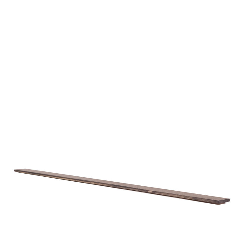 Freestone 48'' Dark Brown Reclaimed Wood Peel and Stick Wall Plank