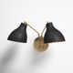 Elyse 2 Light Dimmable Armed Sconce