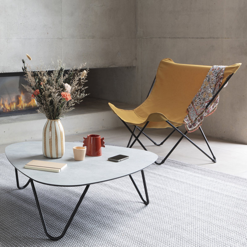 Chaise pliante Lafuma Peregrin Lafuma, Jaune, Noir, noir, noir, noir