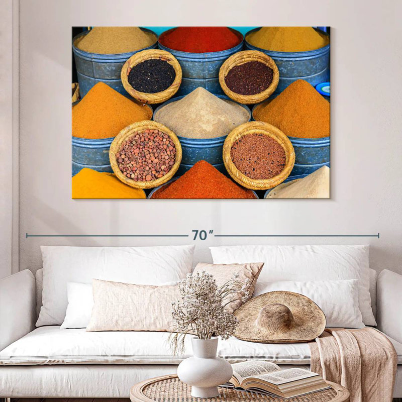 Yarlin Souk Spices, 32" H x 48" W