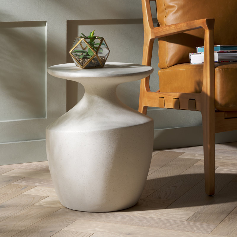 Jaiya Accent Table, White