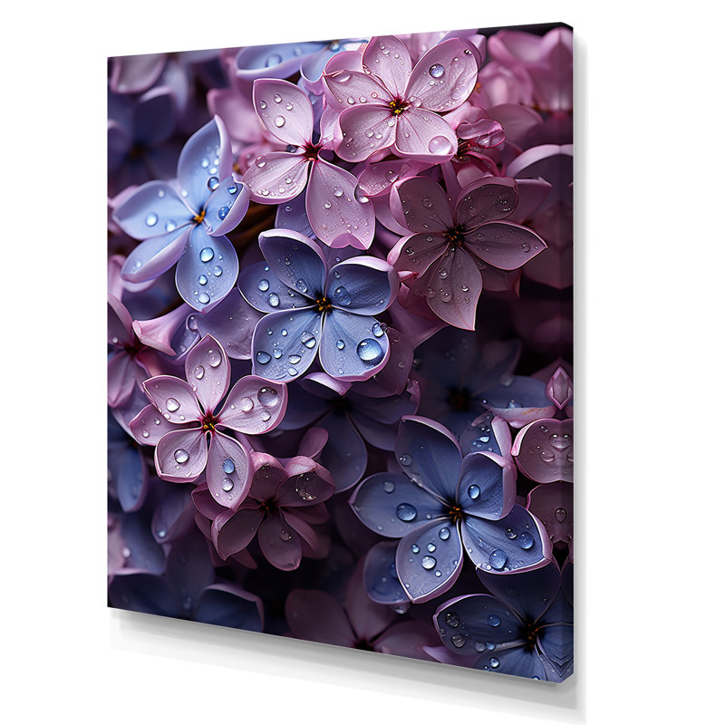 «Vibrant Fragrance Lilac Blossoms I», reproduction d'art sur toile, Toile tendue, H 40 po x l 30 po x P 1,5 po
