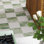 Marbilia Chess 17-3/8 In. X 17-3/8 In. Porcelain Floor And Wall Tile