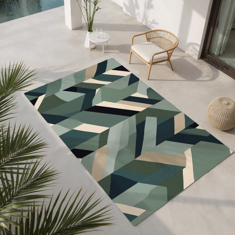 Tapis d'intérieur et d'extérieur Vista Echo, Rectangle 1 pi 6 po x 2 pi 6 po