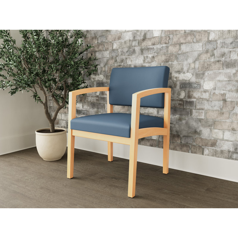Chaise d'invité en bois Lenox, Naturel, Blueprint Jet