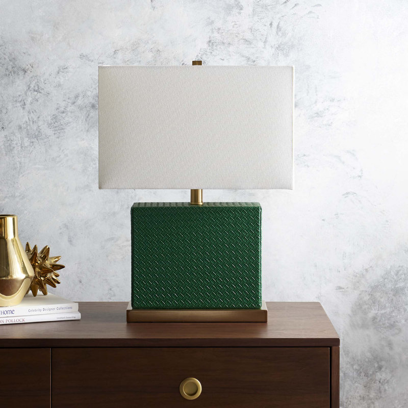 Cheyanna Table Lamp, Dark Green