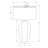 Lighting, 27"H, Table Lamp, Cream Ceramic
