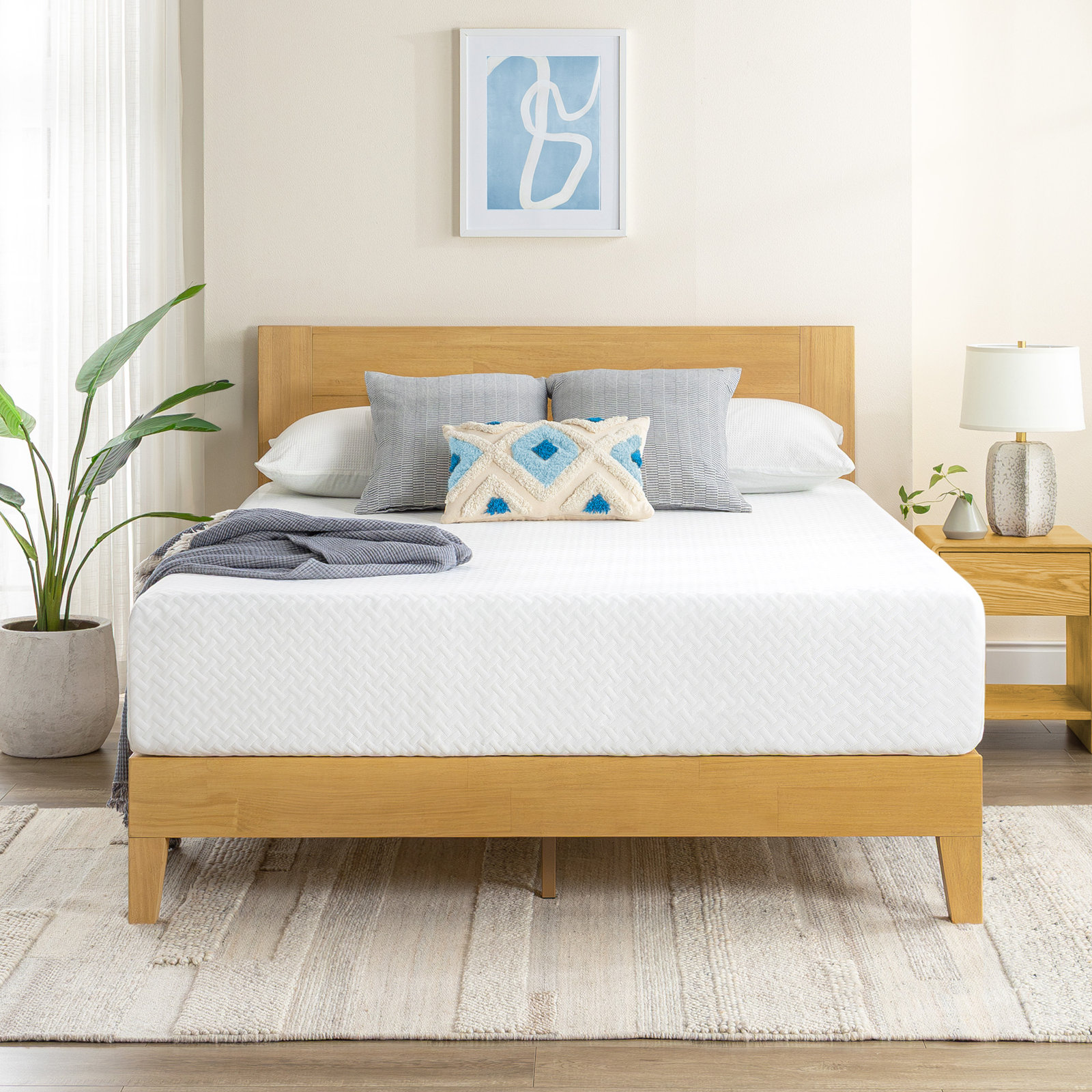 Sleep by Wayfair™ Medium Cooling Gel Memory Foam Mattress, Queen
