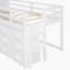 Lit mezzanine avec armoire et tablette ANCIEN SKU: LPAAK-1326606326
