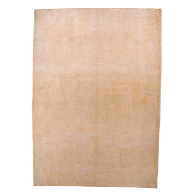 One-of-a-Kind 12'10" X 18'2" 1990s Wool Area Rug in Beige