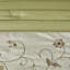 Ensemble de literie luxueux 7 pièces vert, broderie en polyester, style maison élégant