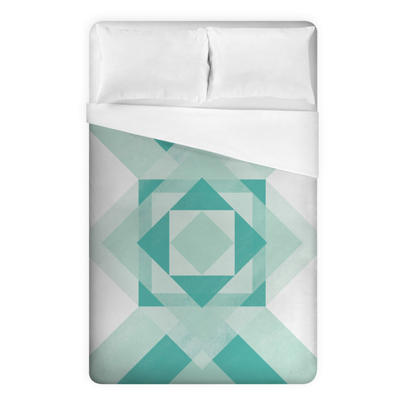 Housse de couette turquoise , Housse de couette pour grand lit