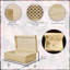 Boîte de rangement décorative en bois beige, fabriquée à la main, avec couvercle-1477052642-1477052643