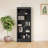 PVolumen 5-Tier LED Bookshelf with Adjustable Shelves, 55LB Capacity, Built-in Lighting-782401676