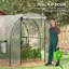 Brynt 300 cm W x 200 cm D Tunnel Green House