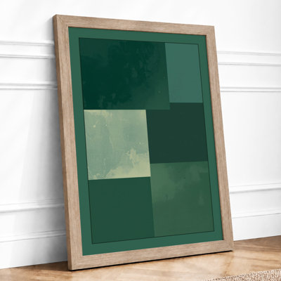 Shades Of Green Minimalist - Print