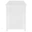 Bureau blanc à 4 tiroirs Rayna avec glissières à roulement à billes et tiroirs à fermeture en douceur pour espaces de travail modernes-866967132