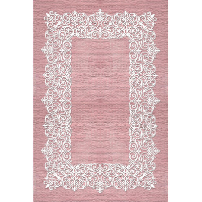 Stylish Woven Carpet (4 x 6 Feet), 100% Polyester, 0.3 in Pile Height | Antibacterial, Non-Slip PVC Dot Underside | Machine Washable, 3D Digital Printed Design | Perfect for Living Room, Bedroom & Office Decor