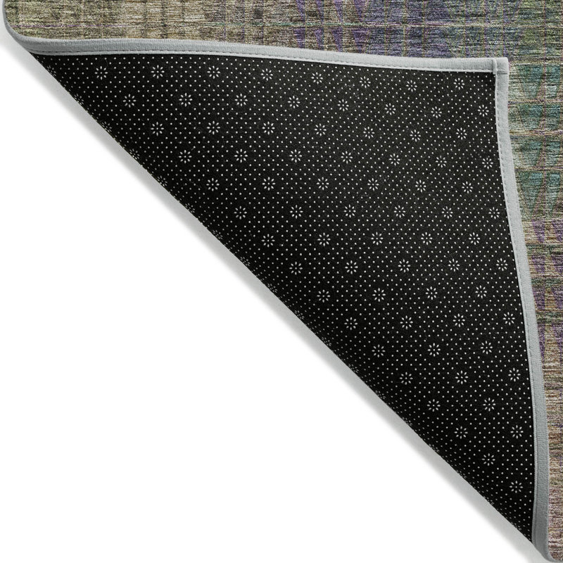 Malchow Indoor/Outdoor Area Rug with Non-Slip Backing, Rectangle 1'8" x 2'6"
