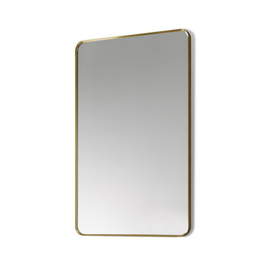 Metal Flat Wall Mirror