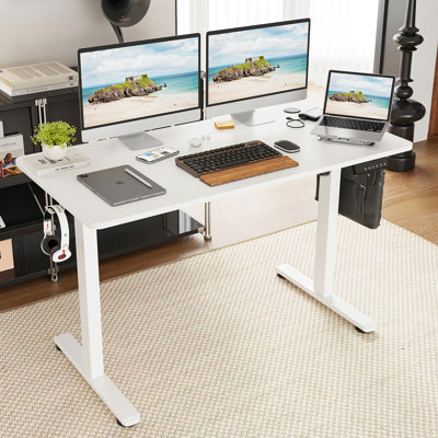 Bureau de travail électrique à hauteur réglable