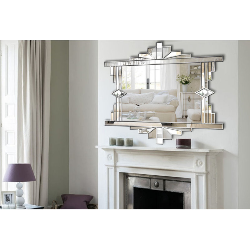 Sarina Flat Wall Mirror, Gold