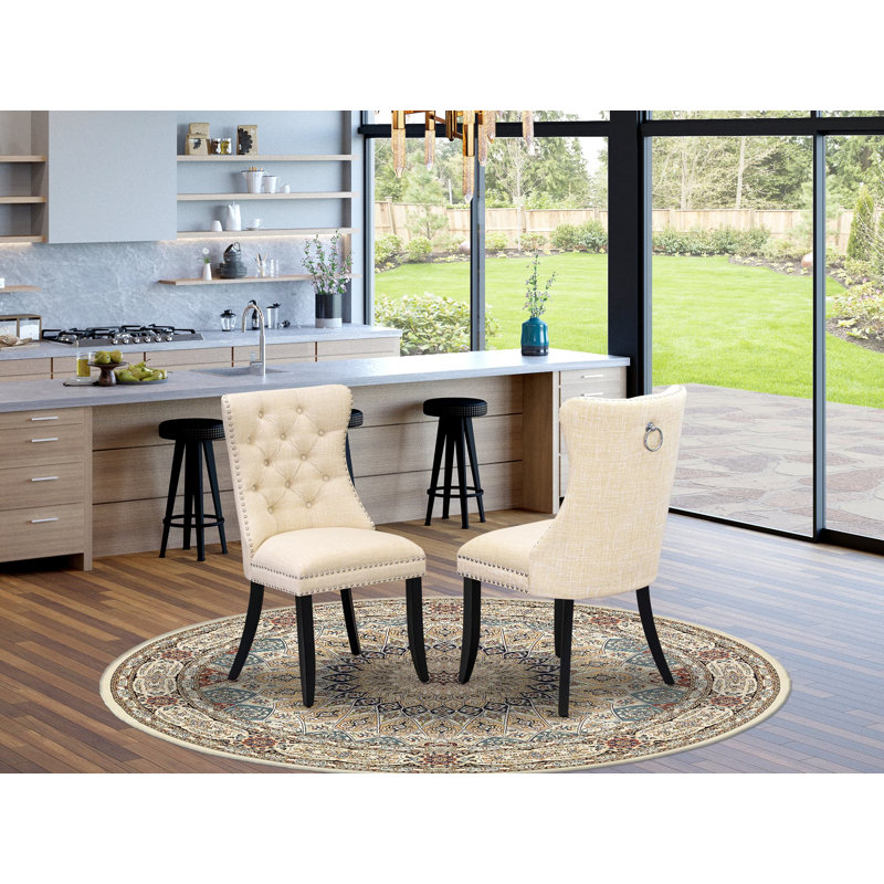 Chaises de salle à manger Dallas Parson, Beige clair