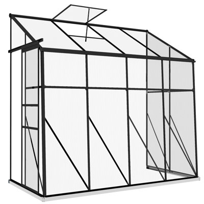 50' D Lean-To Greenhouse