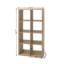 8-Cube Storage Organizer, 4-Tier Open Bookshelf,Freestanding Wooden Cube Shelf for Home & Office