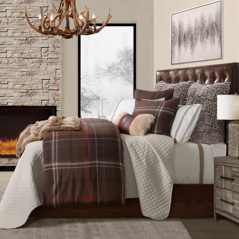 Ensemble de housse de couette Jackson Brown, Couette très grand + 2 taies décoratives standar