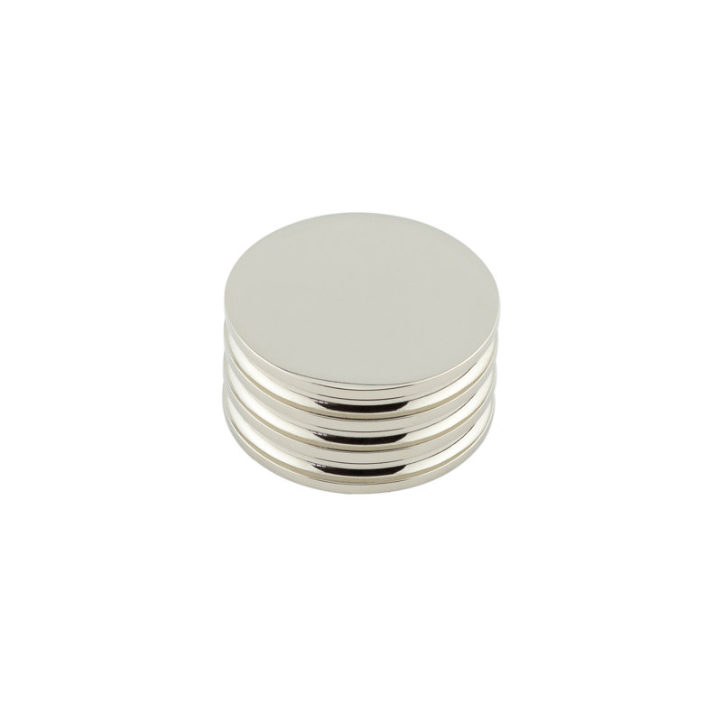 Hoxton 40mm Diameter Round Knob, Polished Nickel