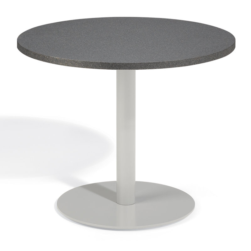 Travira Outdoor Round Bistro Table, 24" W x 24" L, Tekwood Vintage
