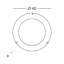 Moon 2 Light Flush Mount-38328869