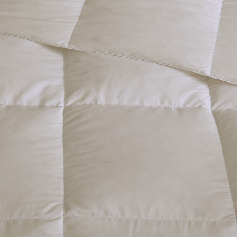 Twin Cream Down Microfiber Oversized Comforter